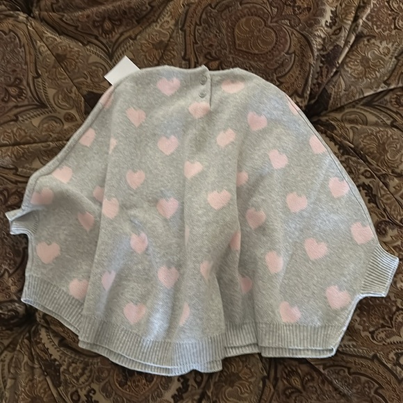 NWT Girls knit poncho sweater 5 - Picture 4 of 4